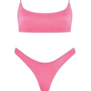 Triangl pink full suit
